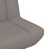 vidaXL Swivel Chair Taupe 63 x 75 x 76 cm Fabric
