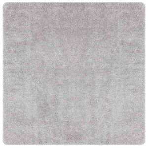 vidaXL Anti-slip Shaggy Rug Grey 120 x 120 cm PP