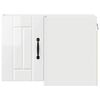 vidaXL Kitchen Cabinet High Gloss White 57 x 57 x 40 cm