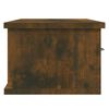 vidaXL Wall Cabinet Smoked Oak 88x26x18.5 cm Engineered Wood