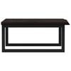 vidaXL Basin Shelf Wall Mounted Steel and Solid Wood Oak