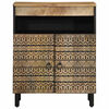 vidaXL Sideboard 60x33.5x75 cm Solid Rough Wood Mango