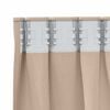 vidaXL Blackout Curtains with Rings 2 pcs Taupe 175 x 140 cm Polyester