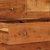 vidaXL Chest of Drawer Natural 55 x 30 x 90 cm Solid Acacia Wood