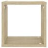 vidaXL Wall Cube Shelves 6 pcs Sonoma Oak 26x15x26 cm