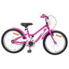 vidaXL Kids Bike 18 Inches for 5-7 Years Old Dark Pink