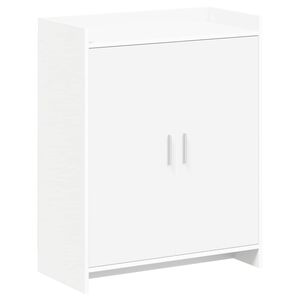 vidaXL Shoe Cabinet with Door White 73.5 x 36 x 92 cm Engineered Wood