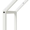 vidaXL Firewood Rack White 40x25x90 cm Cold-rolled steel