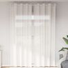 vidaXL Voile Curtains with Grommets 2 pcs White