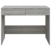 vidaXL Desk Grey Sonoma 101x50x76.5 cm Engineered Wood