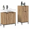 vidaXL Bathroom Furniture Set 2 pcs Artisan oak Engineered wood