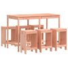 vidaXL 7 Piece Garden Bar Set Solid Wood Douglas