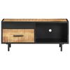 vidaXL TV Cabinet 90x30x40 cm Rough Mango Wood