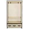 vidaXL Wardrobe Cream 87x49x159 cm Fabric