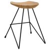 vidaXL Stools 2 pcs Solid Teak Wood