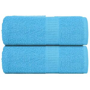 vidaXL Wash Towels "FROGN" 2 pcs Turquoise 30x30 cm 360 gsm
