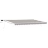 vidaXL Manual Retractable Awning with LEDs 4.5 x 3 m
