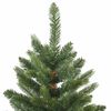 vidaXL Artificial Hinged Christmas Tree Green 120 cm PVC, PE and steel