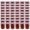 vidaXL Glass Jam Jars with White and Purple Lid 48 pcs 400 ml