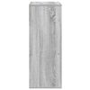 vidaXL Book Cabinet Grey Sonoma 66x31x80 cm Engineered Wood