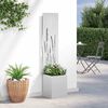 vidaXL Garden Privacy Screen Silver 32 x 150 cm Galvanised steel