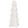 vidaXL Wooden Christmas Tree for Decoration White 49 cm Solid Wood Pine
