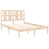 vidaXL Bed Frame without Mattress 135x190 cm Double Solid Wood