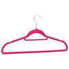 vidaXL 50 pcs Clothes Hanger Set Anti-slip Pink Velvet