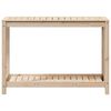 vidaXL Potting Table with Shelf 108x50x75 cm Solid Wood Pine