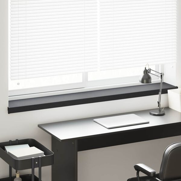 vidaXL Window Sill Anthracite with Wood Grain 160 x 20 x 4.5 cm PVC