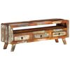 vidaXL TV Cabinet Multicolour 110x30x40 cm Solid Reclaimed Wood