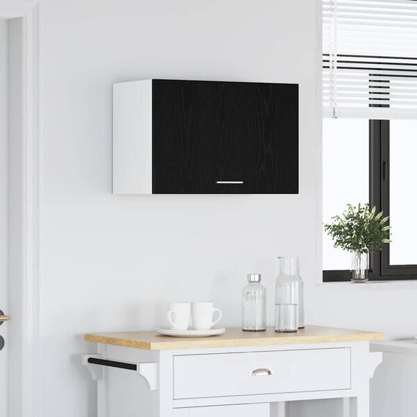 vidaXL Hanging Cabinet Lyon Black Oak 60 x 31 x 40 cm Engineered Wood
