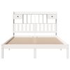 vidaXL Bookcase Bed without Mattress White 160x200 cm Solid Wood Pine