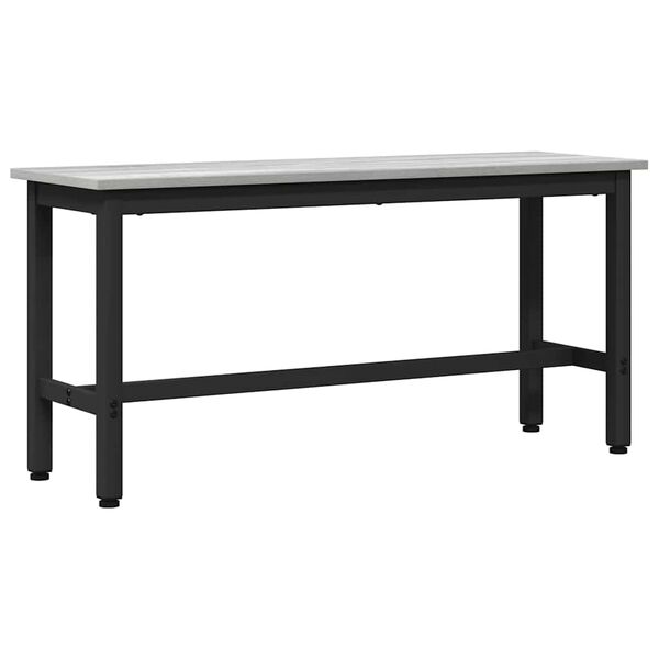 vidaXL Dining Bench Grey Sonoma 100 x 32.5 x 48.5 cm