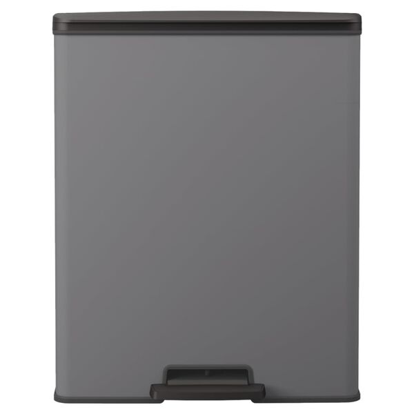 Curver Duo Pedal Bin Deco 26L+26L Cool Grey