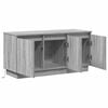 vidaXL TV Cabinet Grey Sonoma 100 x 38 x 49 cm Engineered Wood