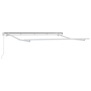 vidaXL Awning Frame White 3 x 2 m Metal