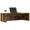 vidaXL Wall-Mounted Desk Smoked Oak 100 x 45 x 30 cm Engineered Wood
