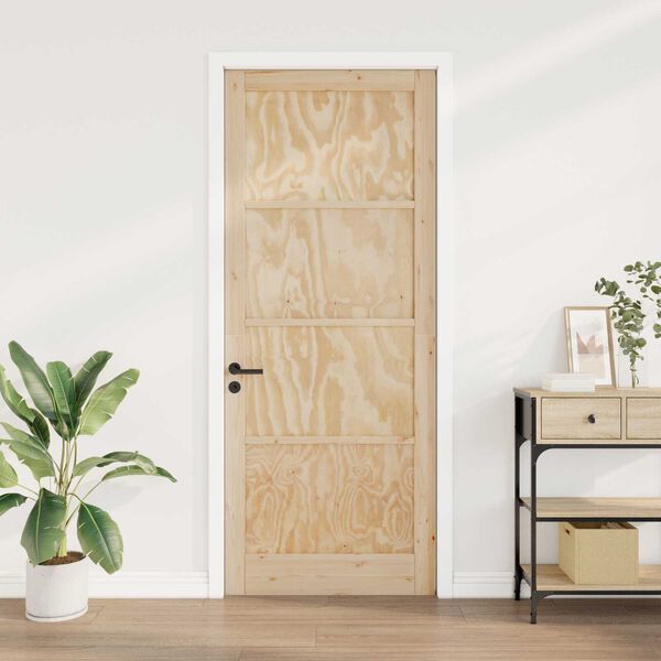 vidaXL Interior Door ORKDAL Brown 83 x 232 cm Plywood