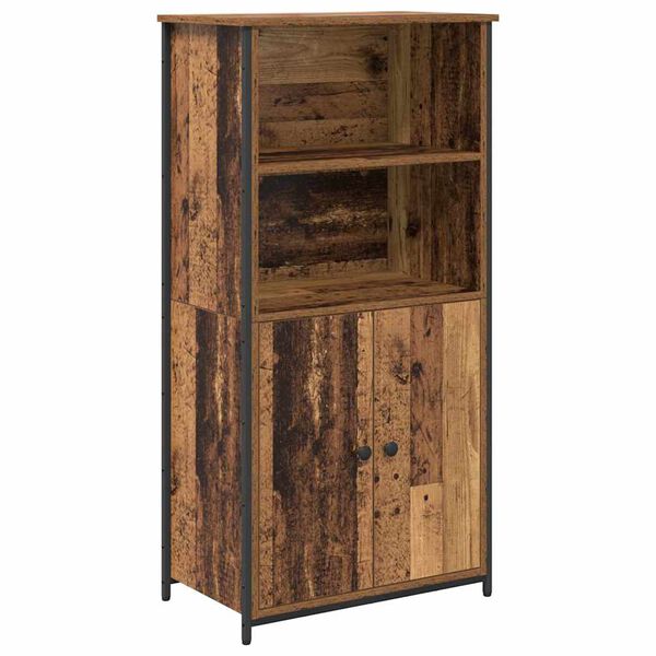 vidaXL Highboard Old Wood 62 x 36 x 121.5 cm Engineered Wood