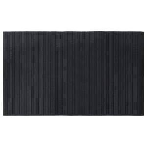 vidaXL Rug Rectangular Black 60x100 cm Bamboo