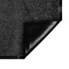 vidaXL Door Mat Anthracite 120 x 80 x 1.2 cm Teddy Fabric