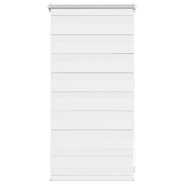 vidaXL Zebra blind 40.9x100 cm Fabric Width 36.7 cm white