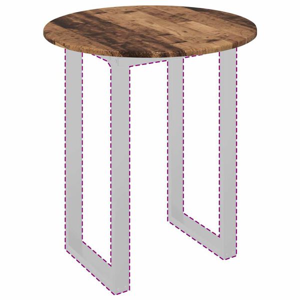 vidaXL Table Top Old wood 60 x 60 x 1.5 cm Engineered Wood