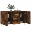 vidaXL Sideboard Smoked Oak 100x36x60 cm Engineered Wood