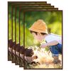 vidaXL Photo Frames Collage 5 pcs for Wall or Table Bronze 70x90cm MDF