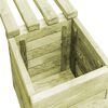 vidaXL Garden Planter Bench Impregnated Pinewood
