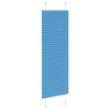 vidaXL Pleated Blind Blue 45x100 cm Fabric Width 44.4 cm Polyester