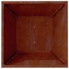 vidaXL Garden Planter Rusty 40 x 40 x 15 cm Weathering Steel
