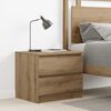 vidaXL Bedside Cabinet Artisan Oak 50x40x43.5 cm Engineered Wood